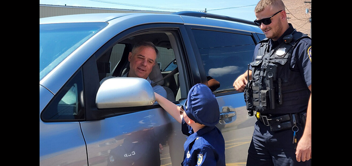 Four-year-old Norwich resident named honorary police officer